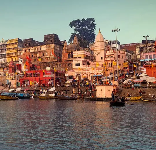 Popular Ghat of Varanasi, India